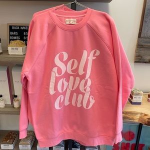 NWT - Brunette the Label x Benefit - oversized crew neck